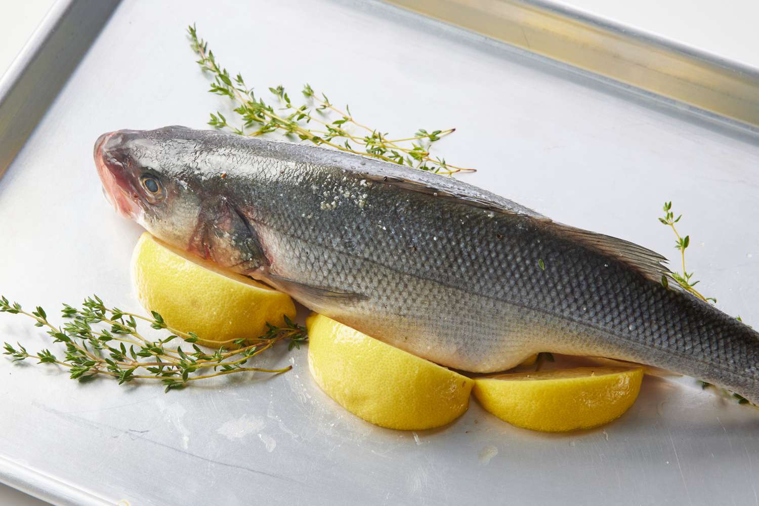 Step 3b Roasted Branzino with Lemon & Thyme