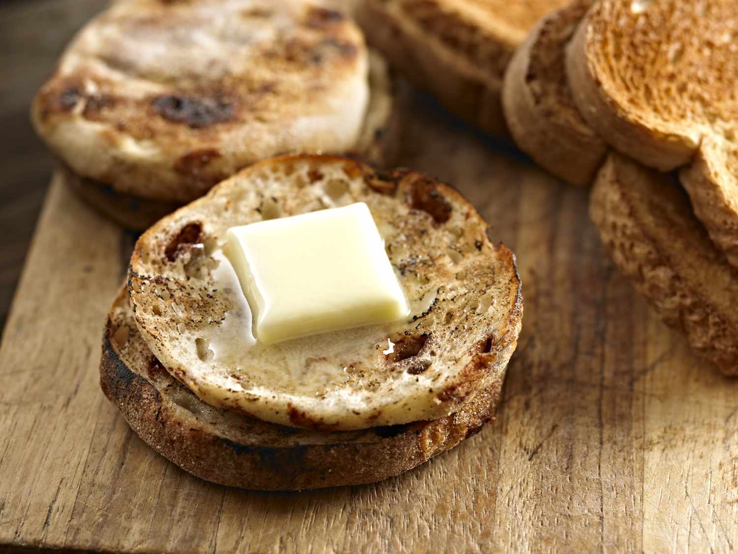 English Muffin with Butter.