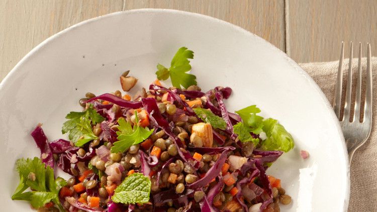 French lentil salad