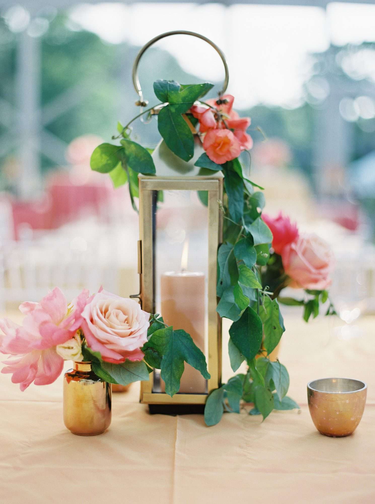 candle wedding centerpiece