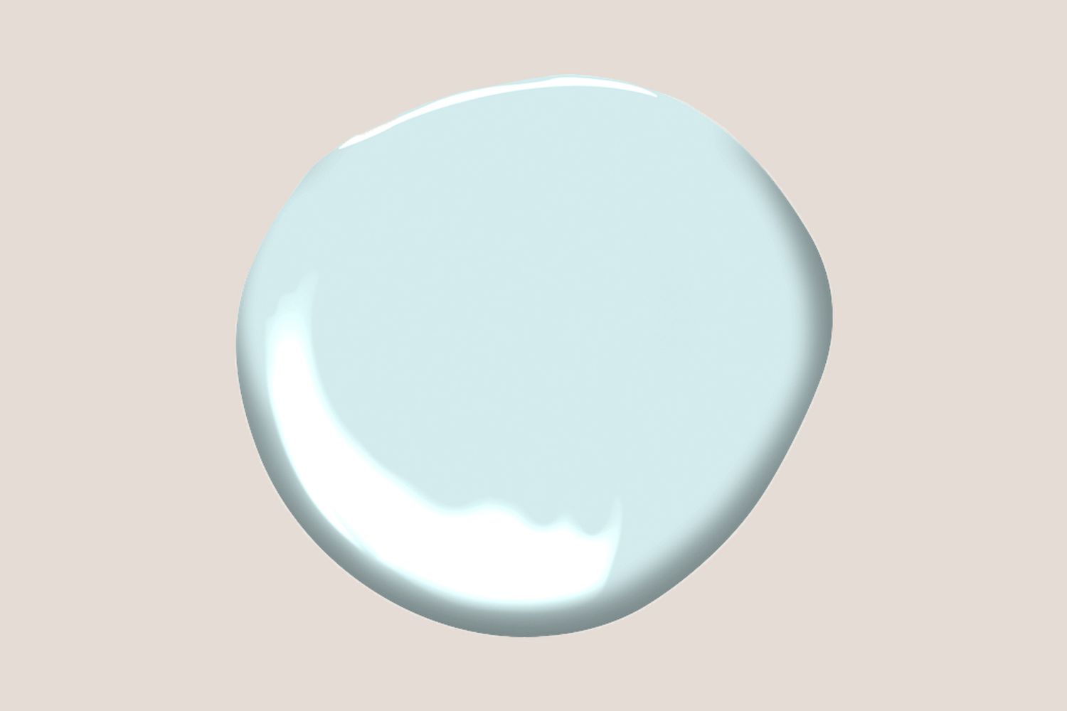 Pale Blue Paint Swatch