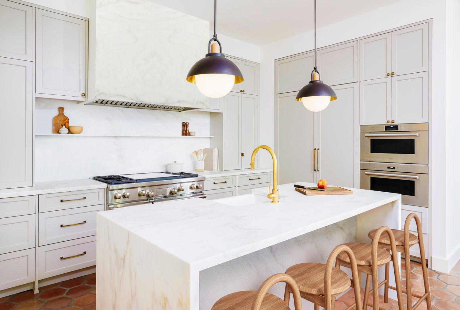White and Gray kitchen