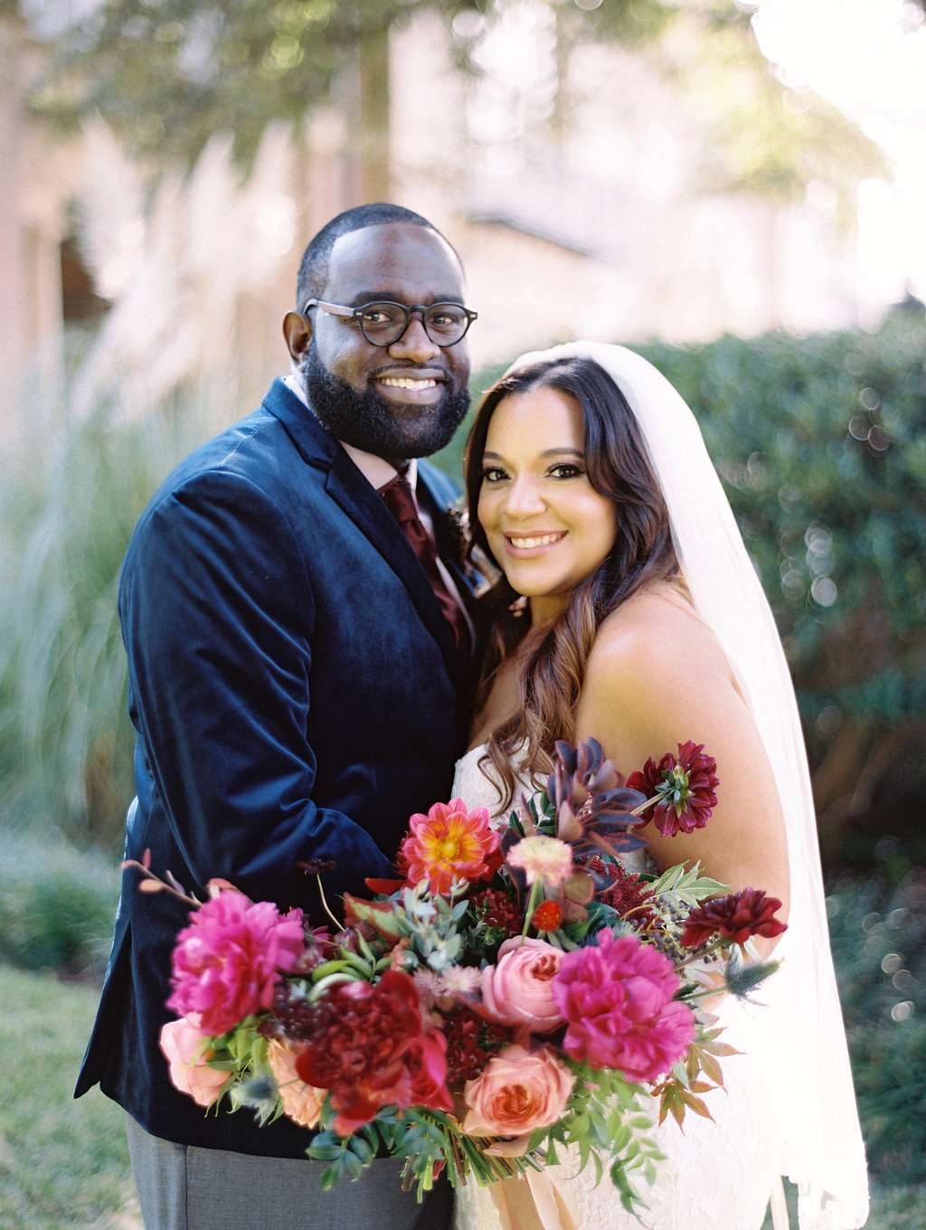 yolanda cedric wedding couple