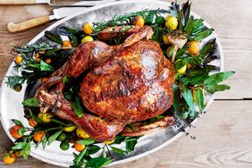 lemon-herb turkey with bay butter