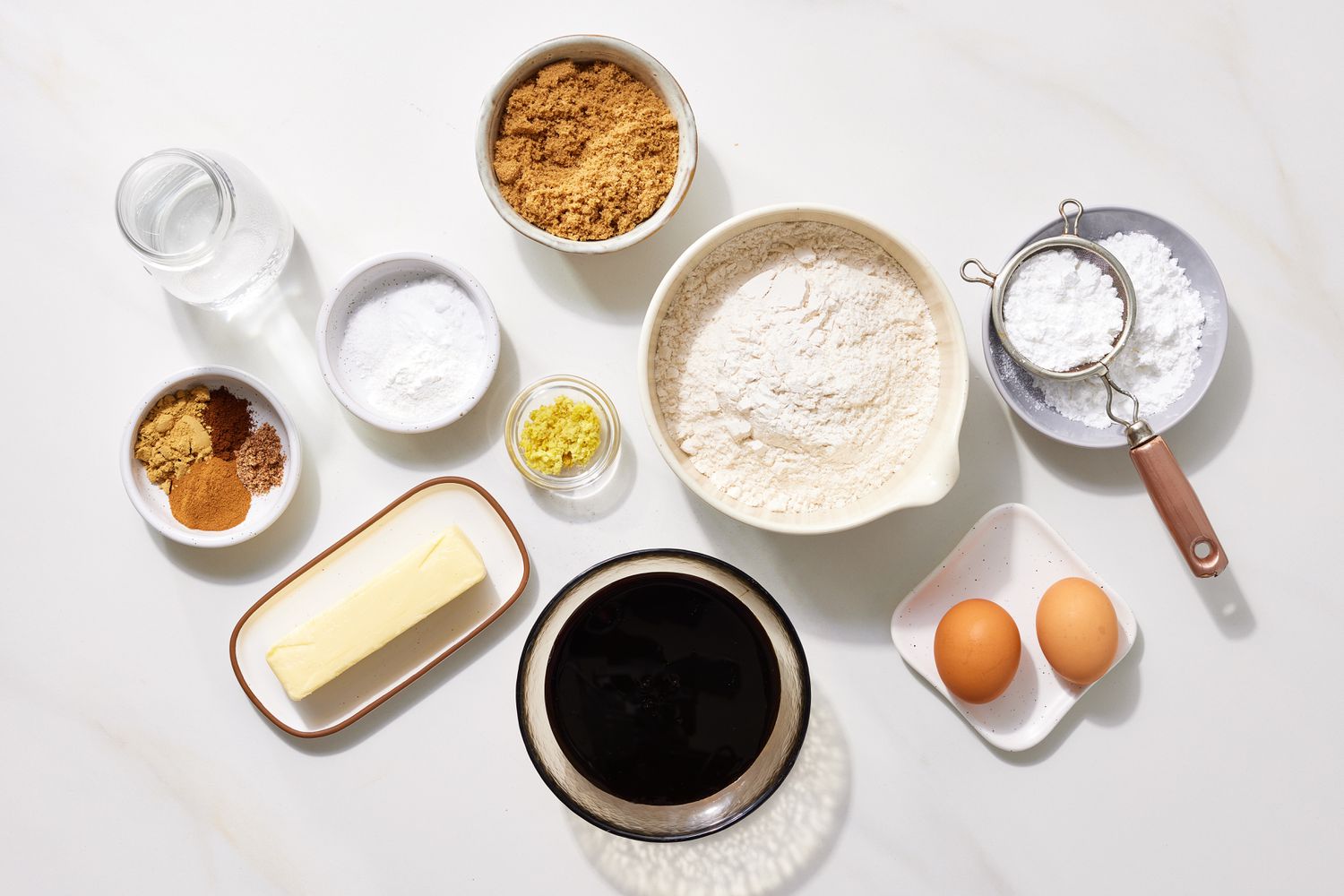 Gingerbread Snacking Cake Ingredients