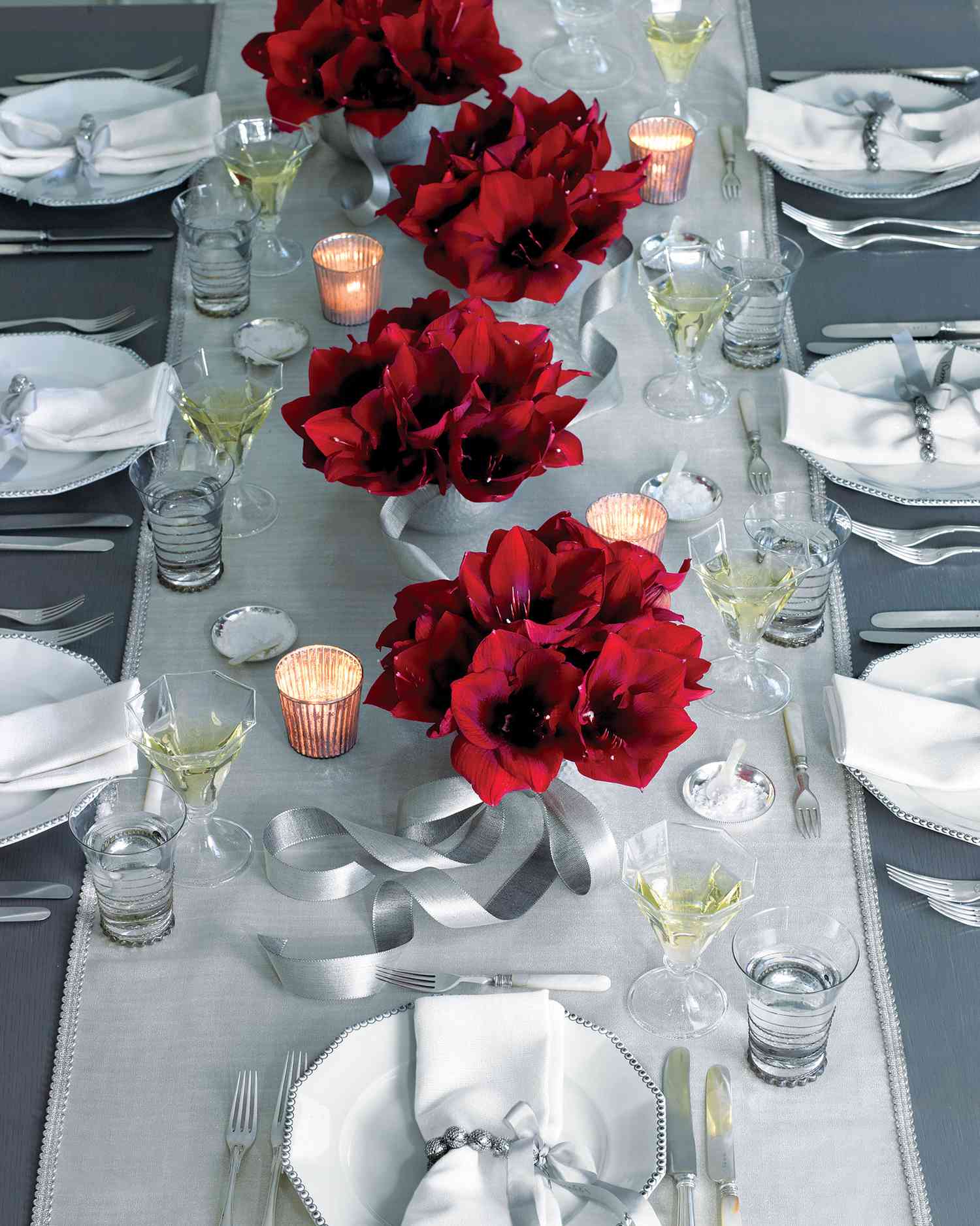 Christmas table setting