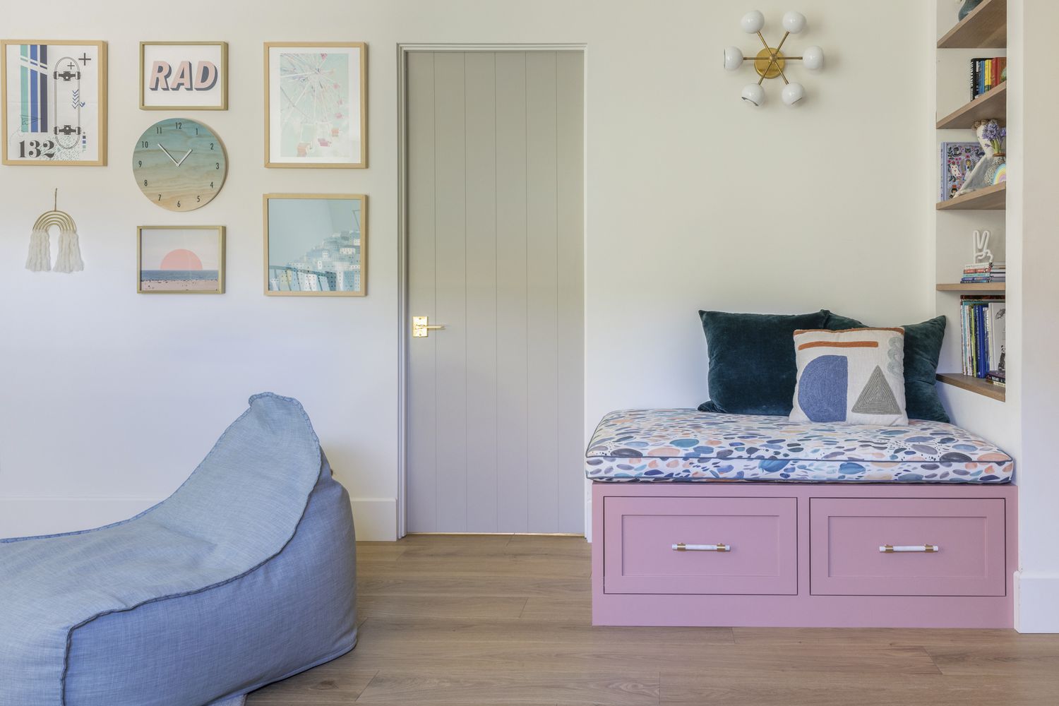 reading nook in game room