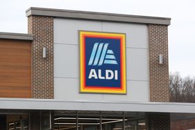 Exterior of Aldi store