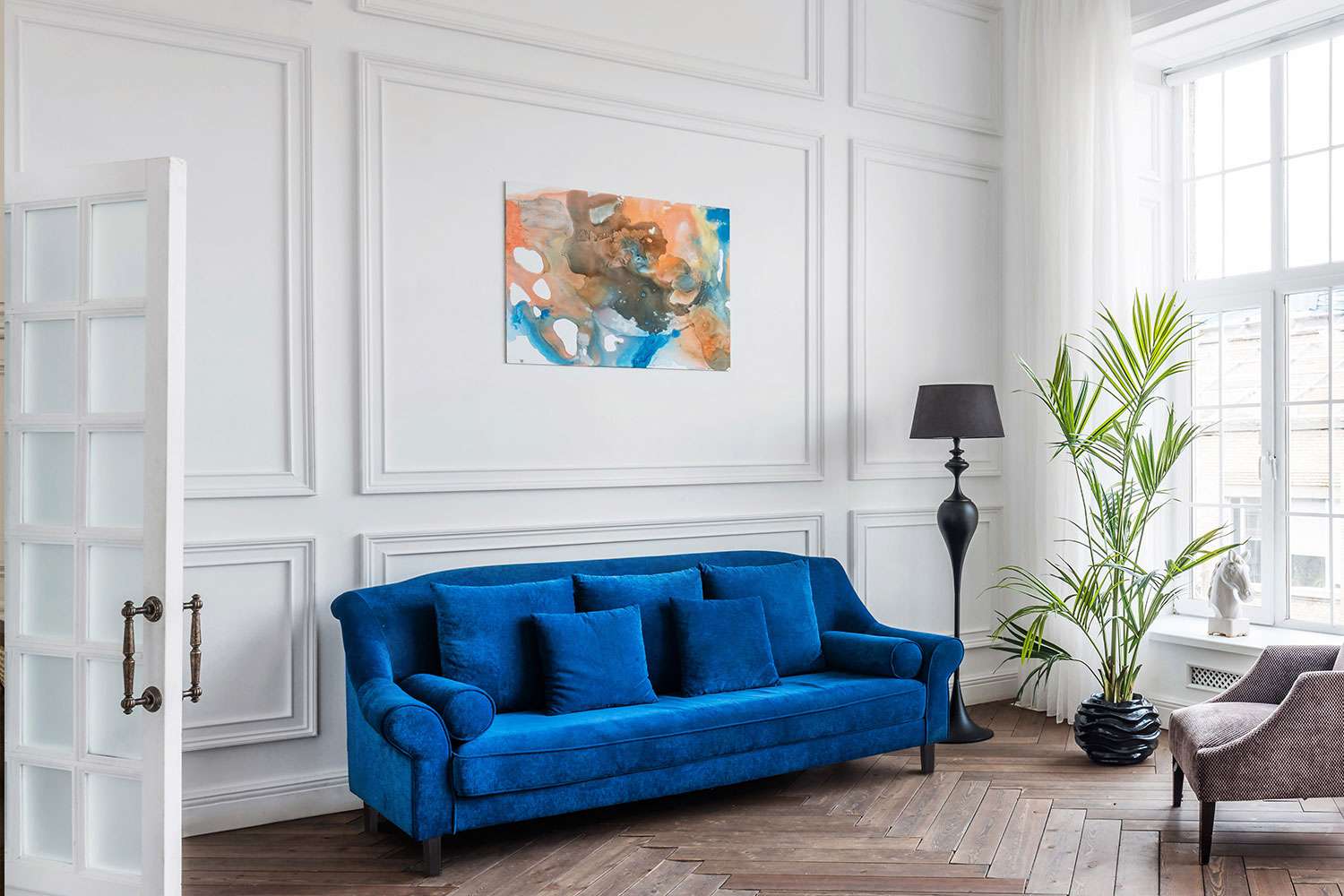 Parisian inspired living room