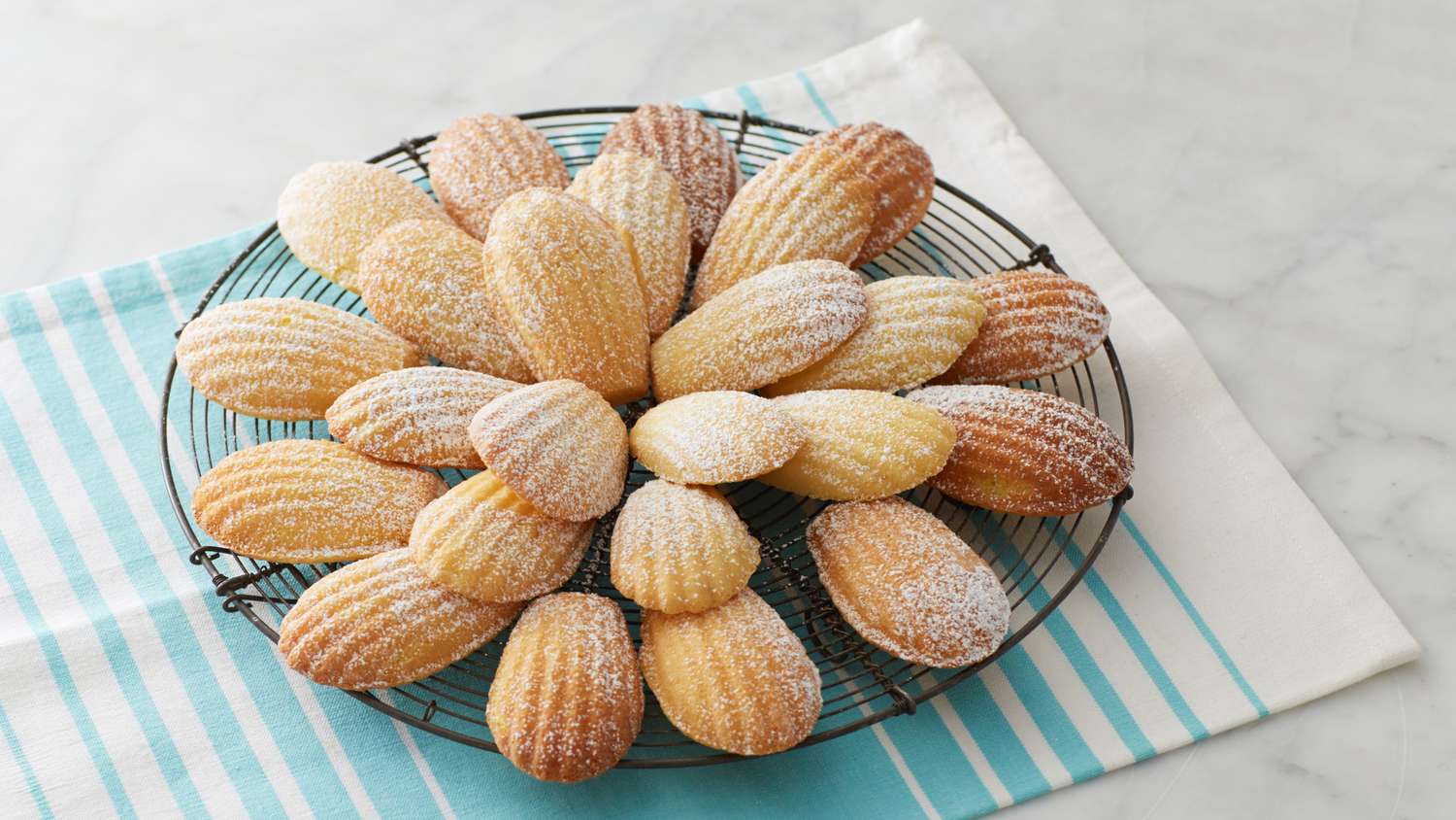 madeleines on plate