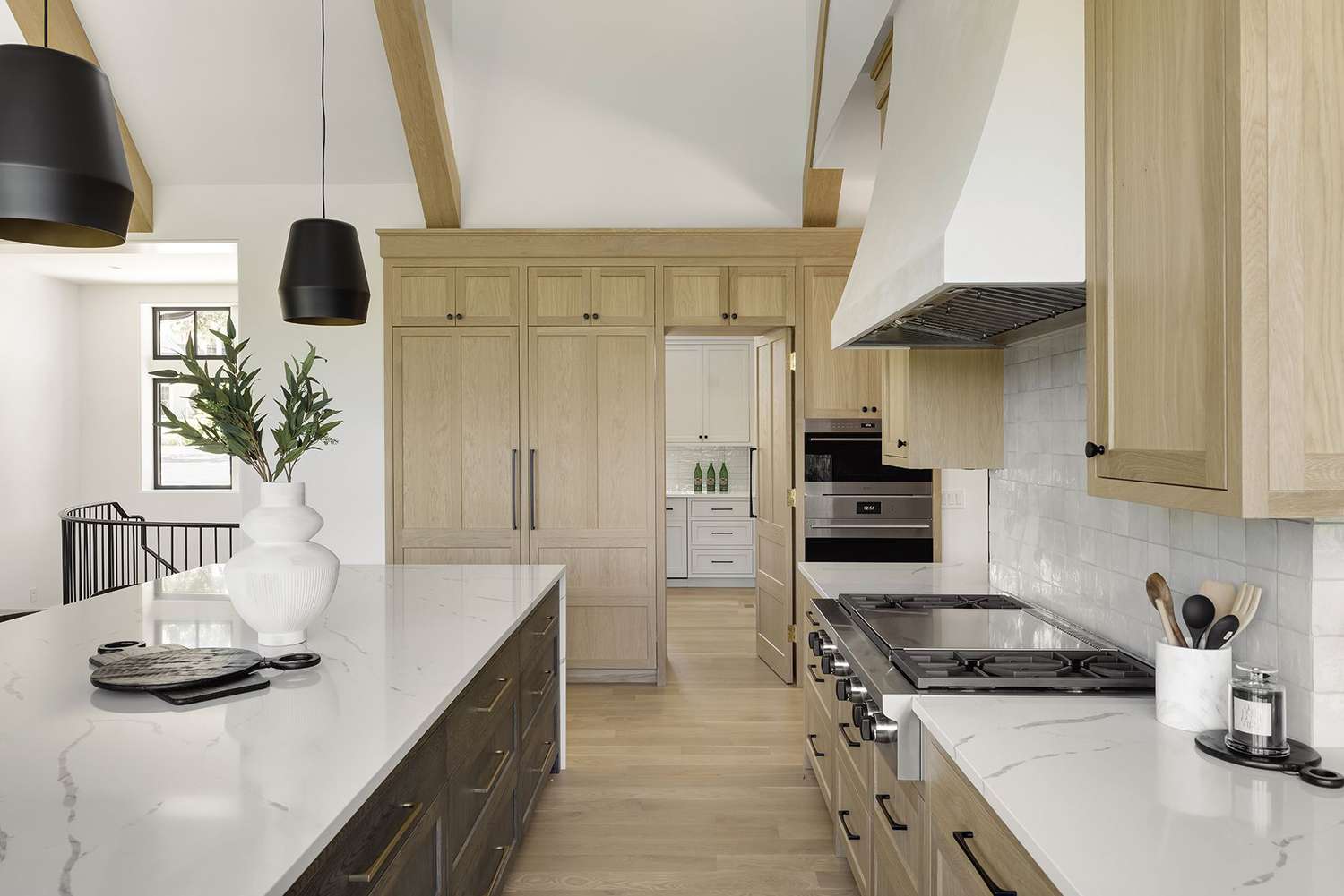 A hidden scullery in a kitchen