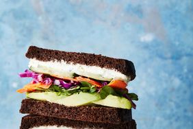 avocado and boursin sandwiches