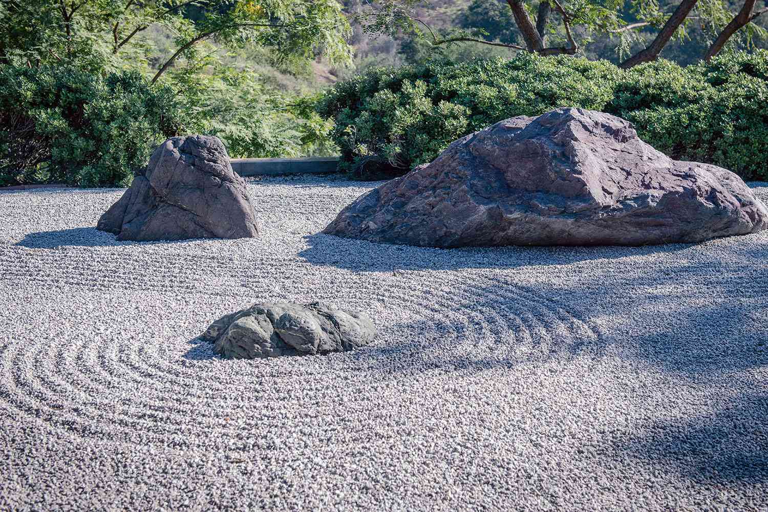 Stone meditation garden