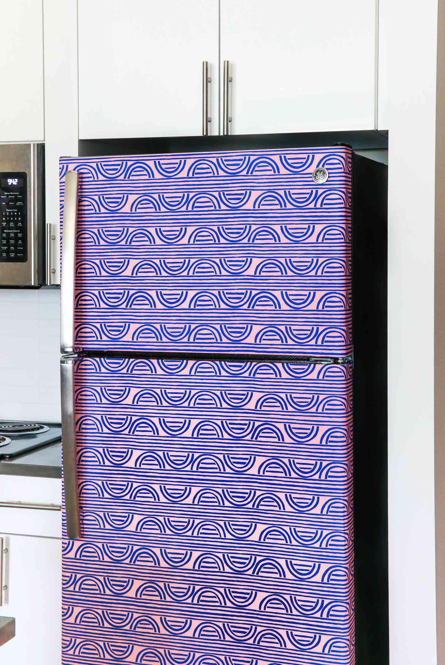 Wallpapered Fridge