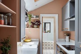 Setting Plaster in Kitchen