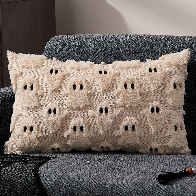 ghost pillow cover