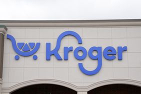 Kroger store logo on the exterior wall