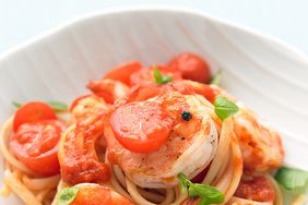 Shrimp, Tomato, and Basil Pasta