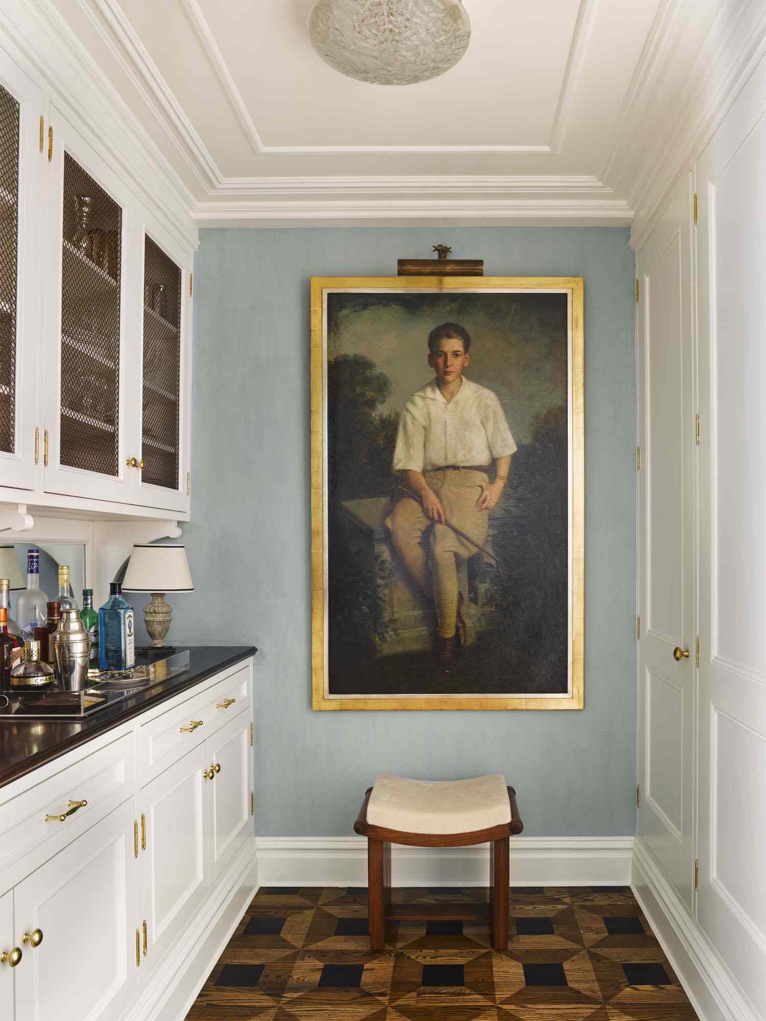 painting in galley kitchen