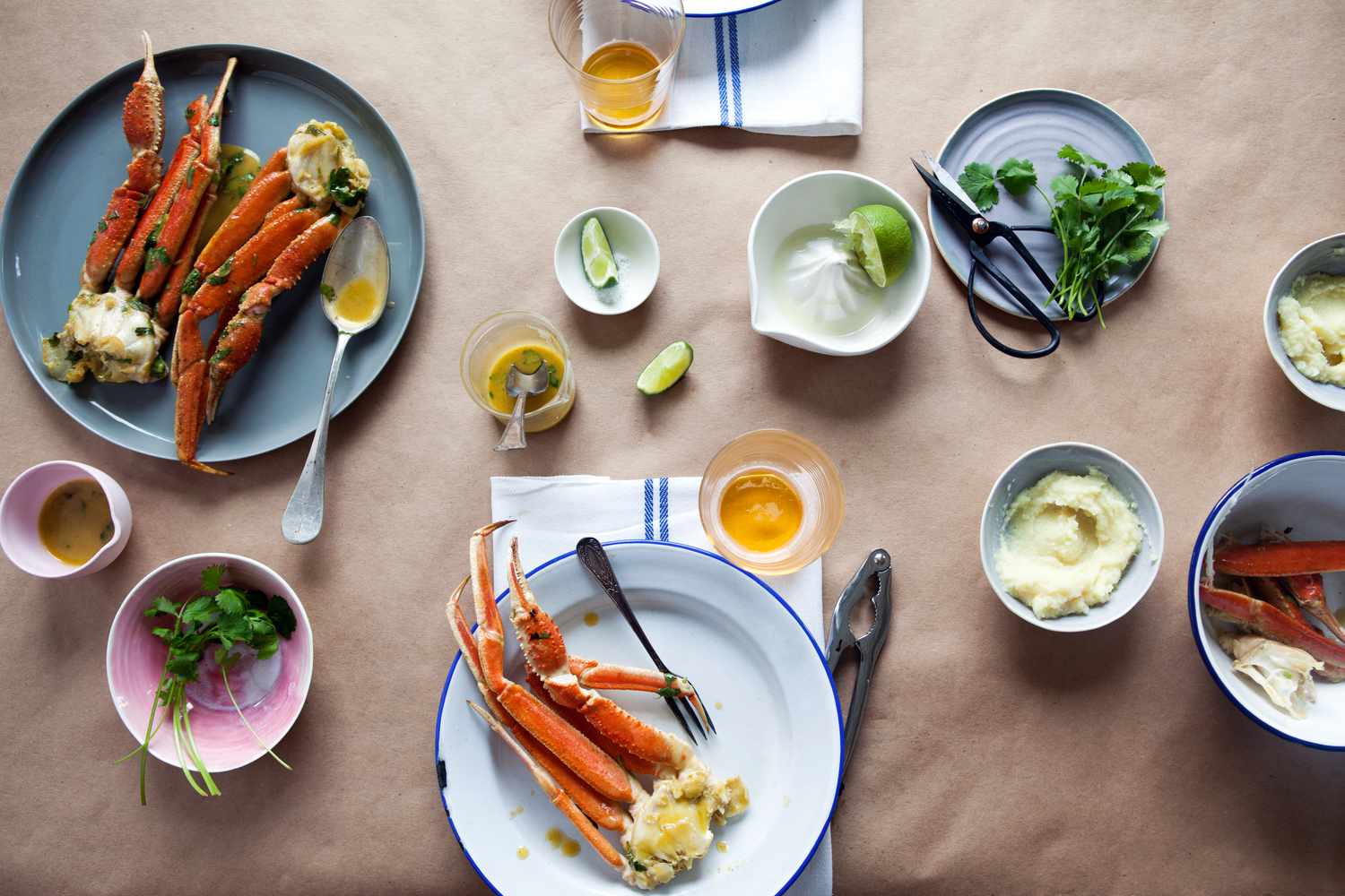 chipotle lime snow crab table layout