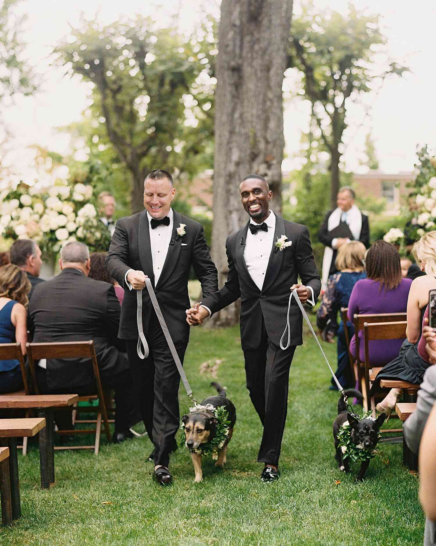 jermaine scott wedding dc aisle dogs