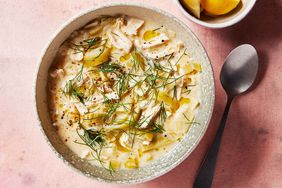 Creamy Leftover-Turkey- and-Rice Soup 