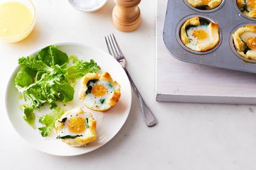 plated florentine egg cups