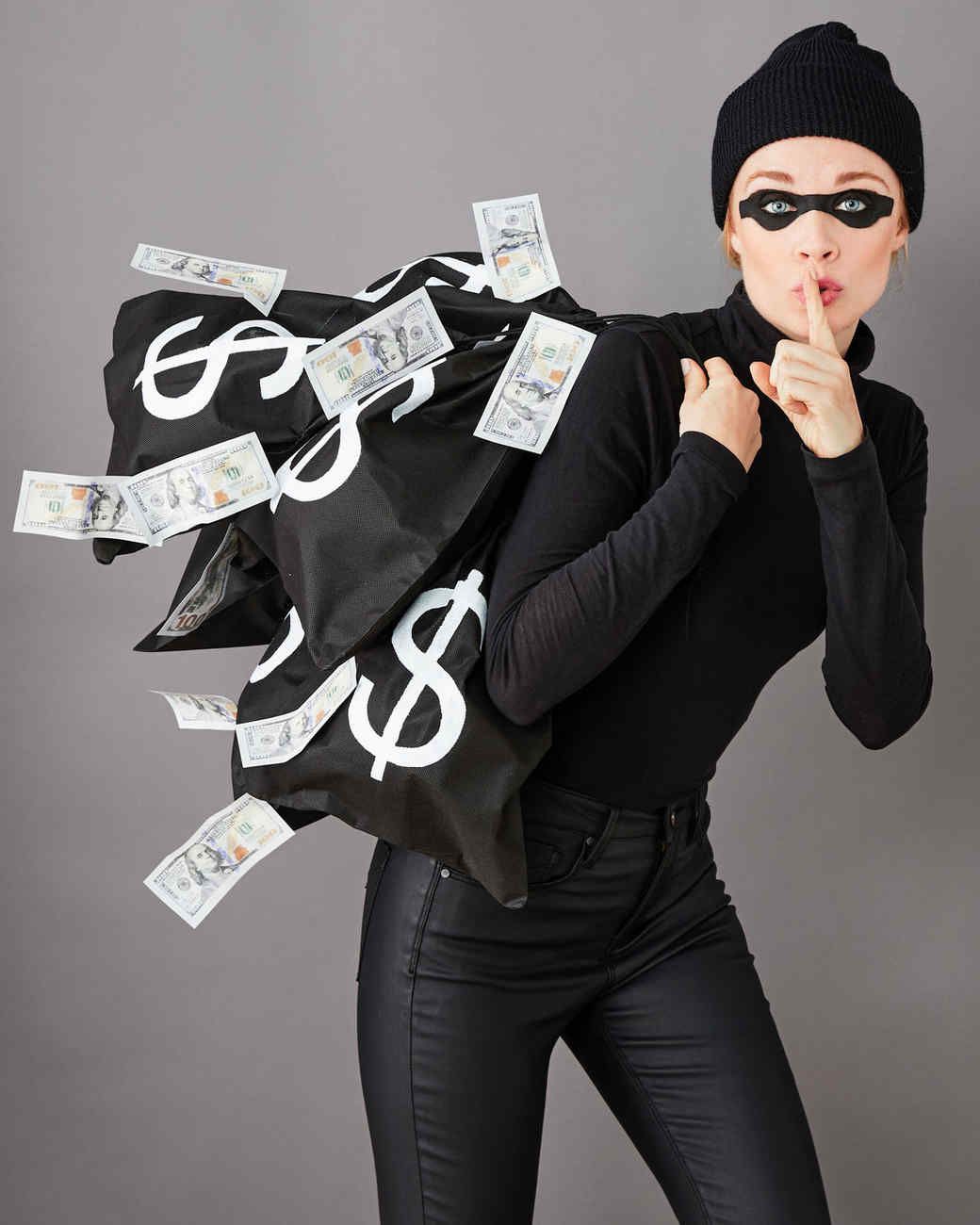 diy bank robber costume