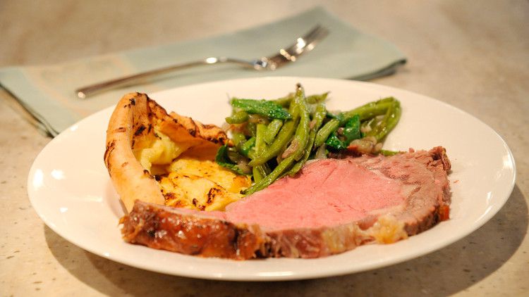 Rib Roast with Yorkshire Pudding