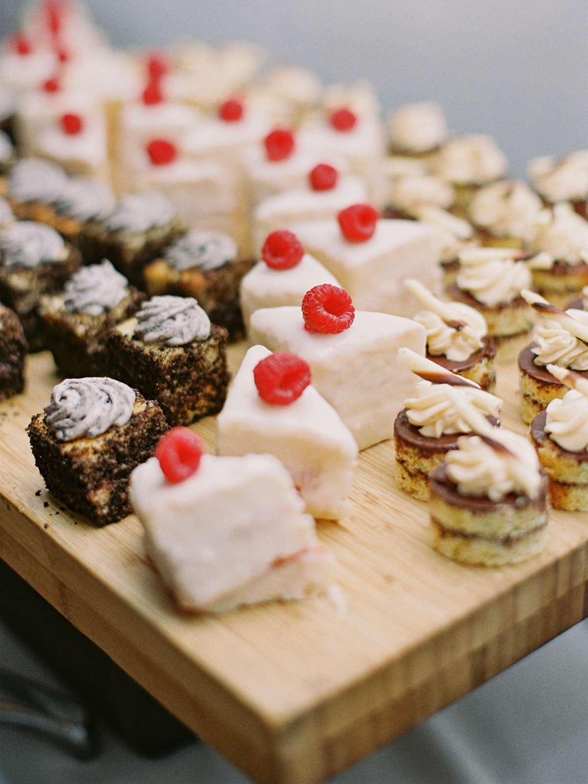 wedding reception petite desserts treat bar