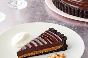 chocolate peanut butter tart martha bakes