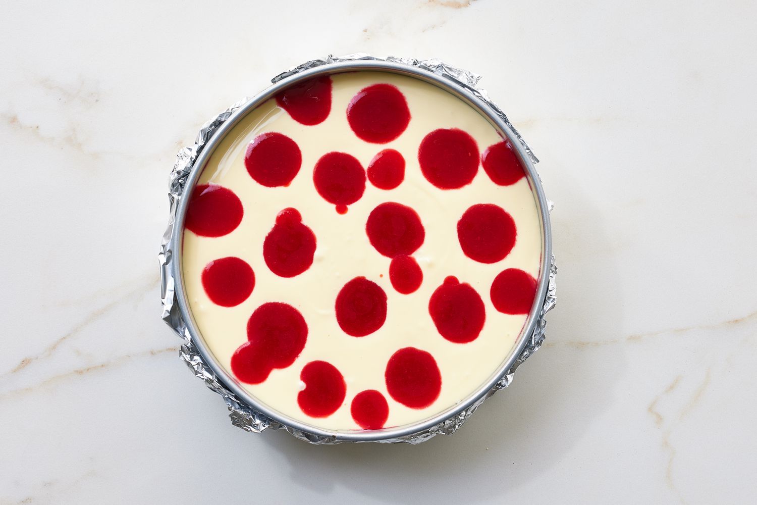 Step 12 Raspberry Swirl Cheesecake