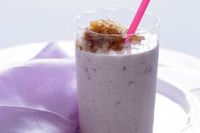 cherry vanilla milk shake with root beer granita