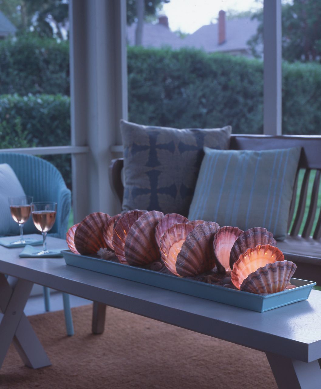 mood lighting shell candles