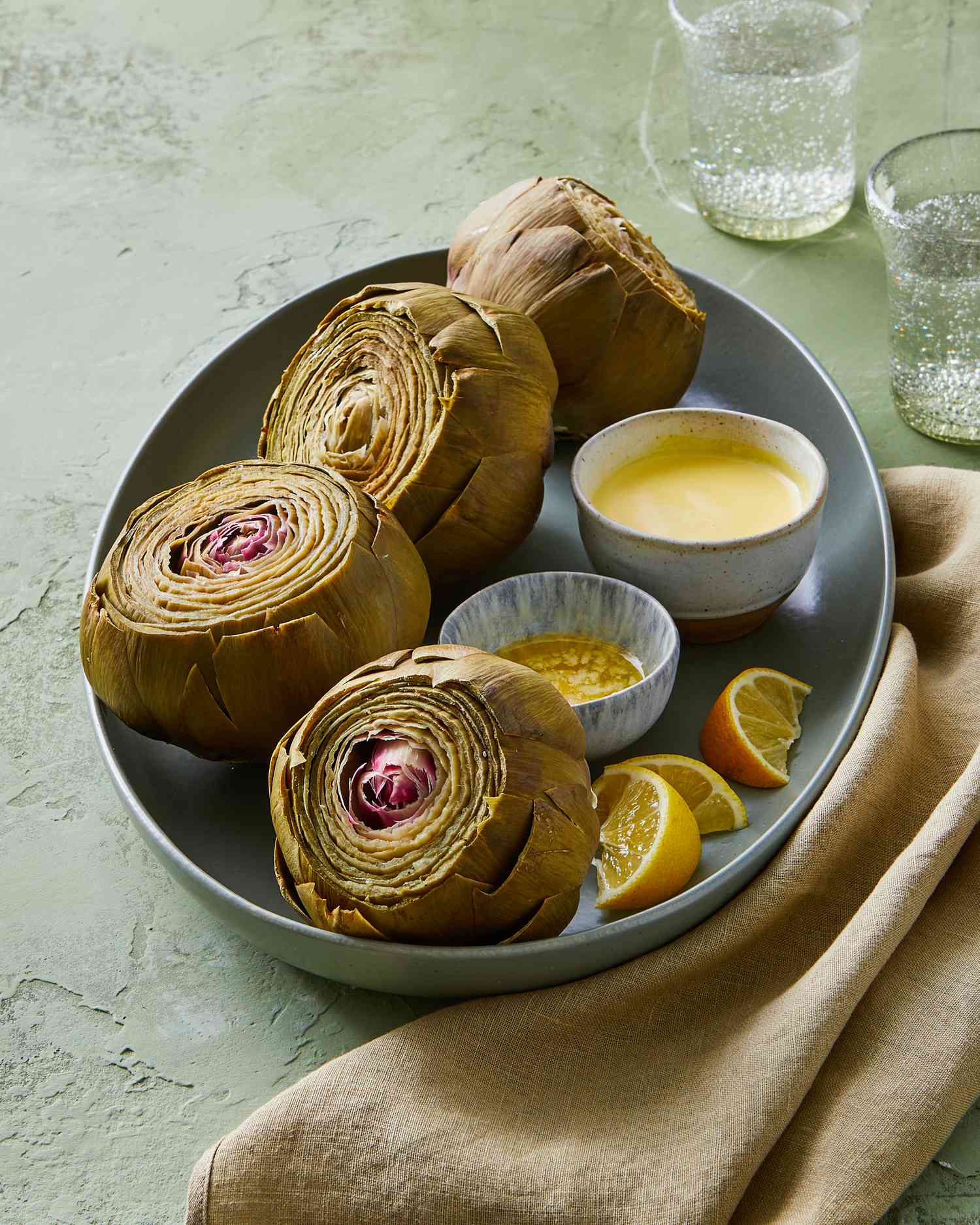 Steamed Artichokes