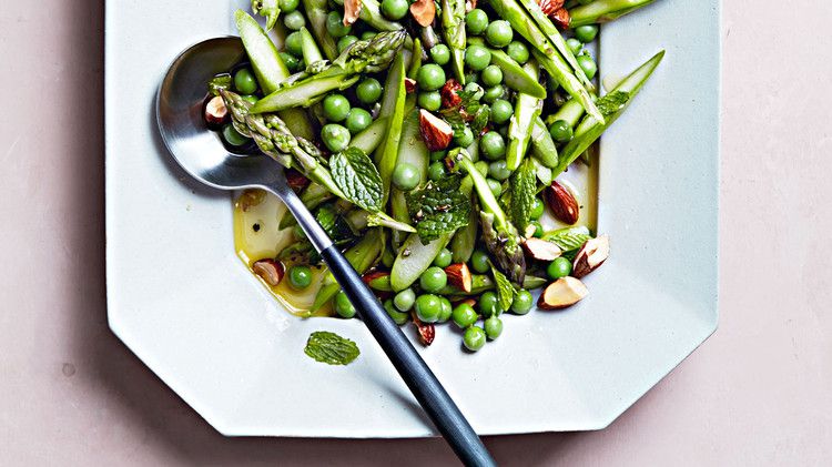 pea and asparagus salad
