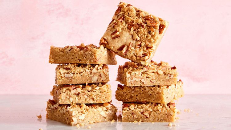 butter pecan blondies