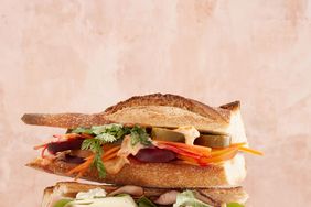Stack of sandwiches