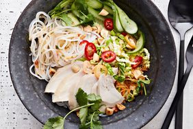sweet-and-sour chicken-noodle bowl