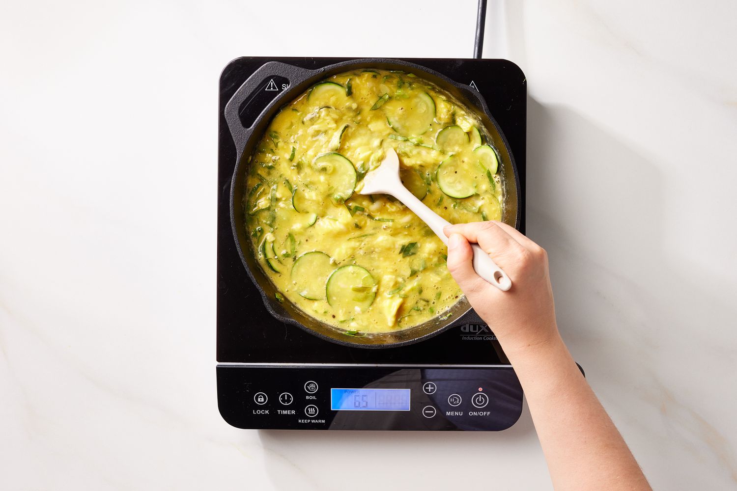 Perfect Frittata with Zucchini and Provolone