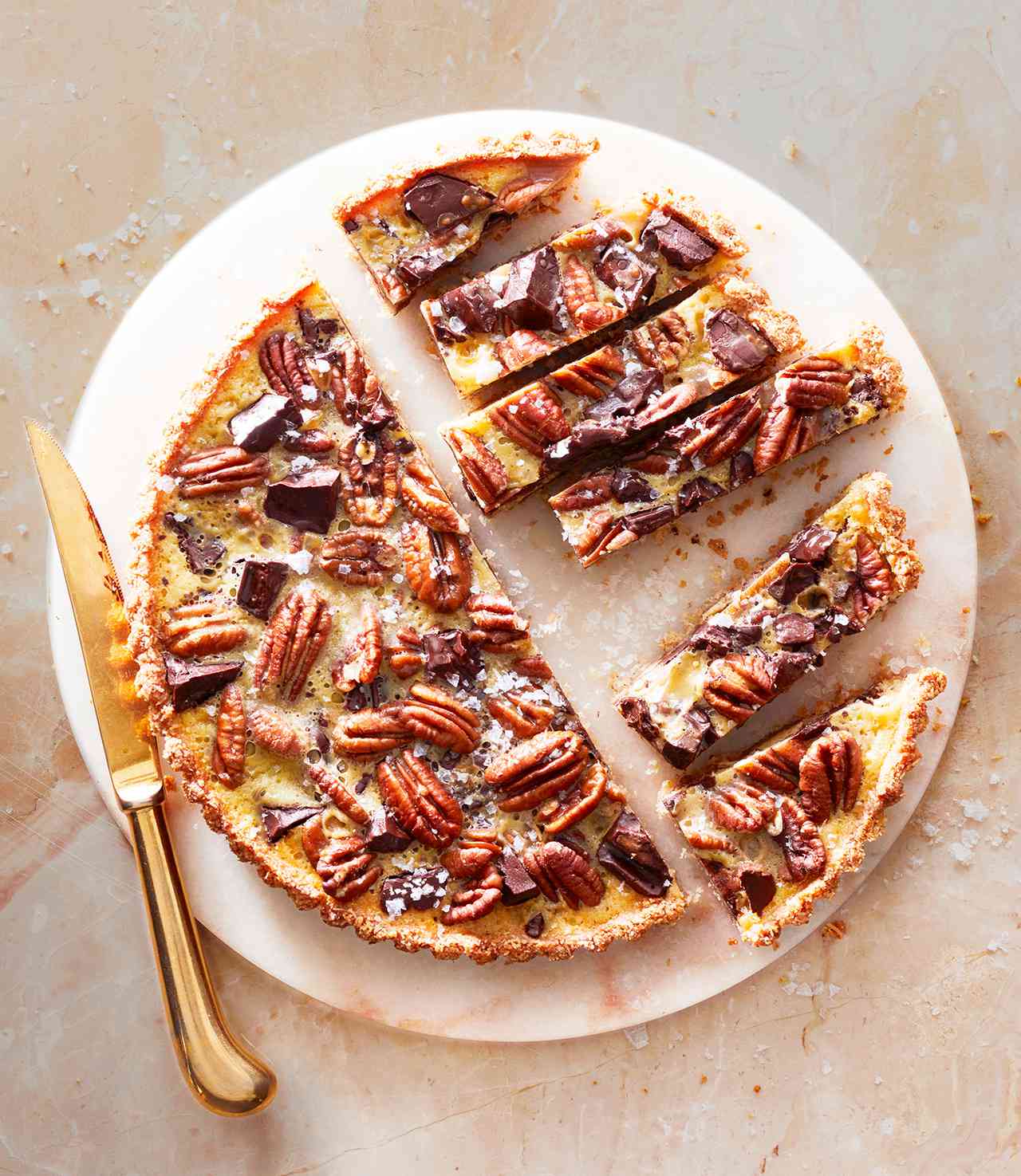 coconut-pecan tart
