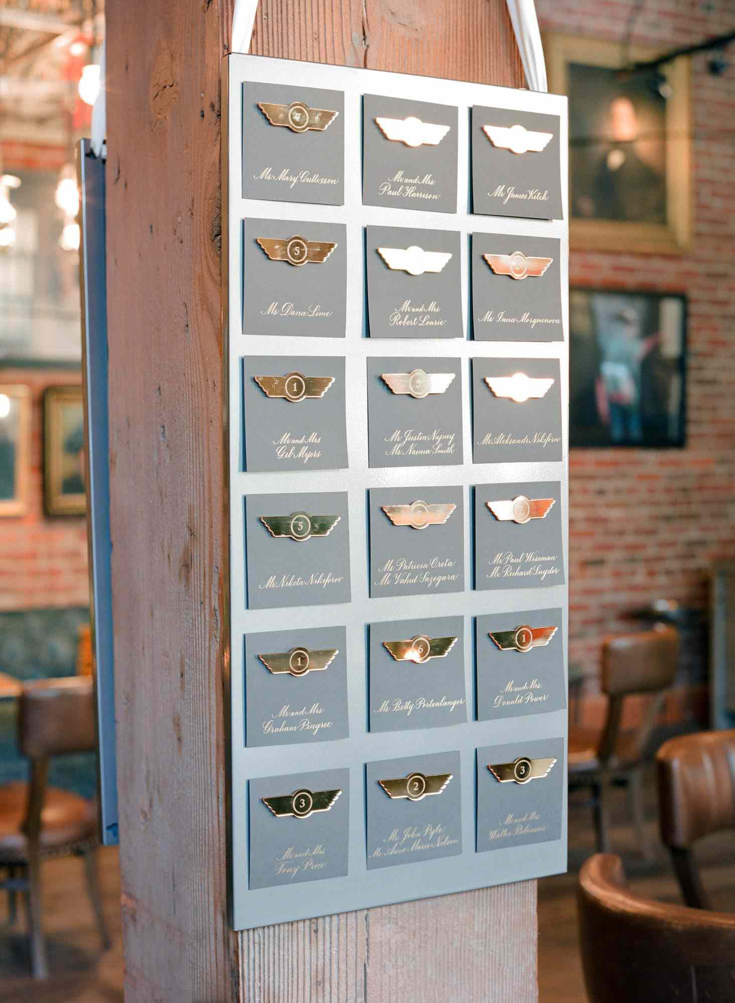 pilot seating display