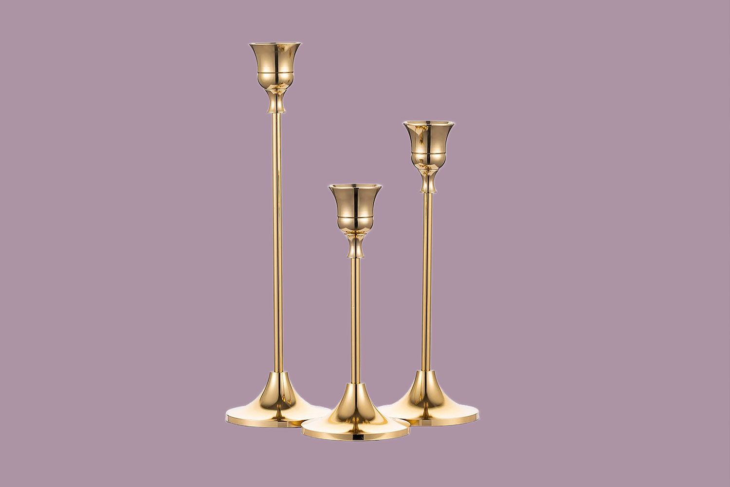 Gold candlesticks