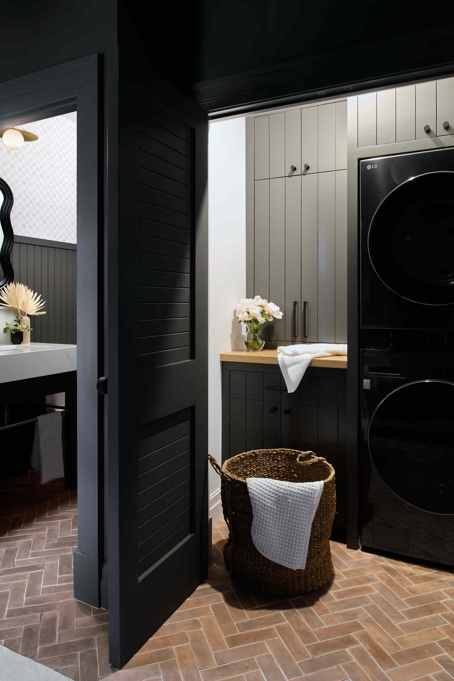 laundry room from storage space