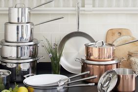 Cookware on a table
