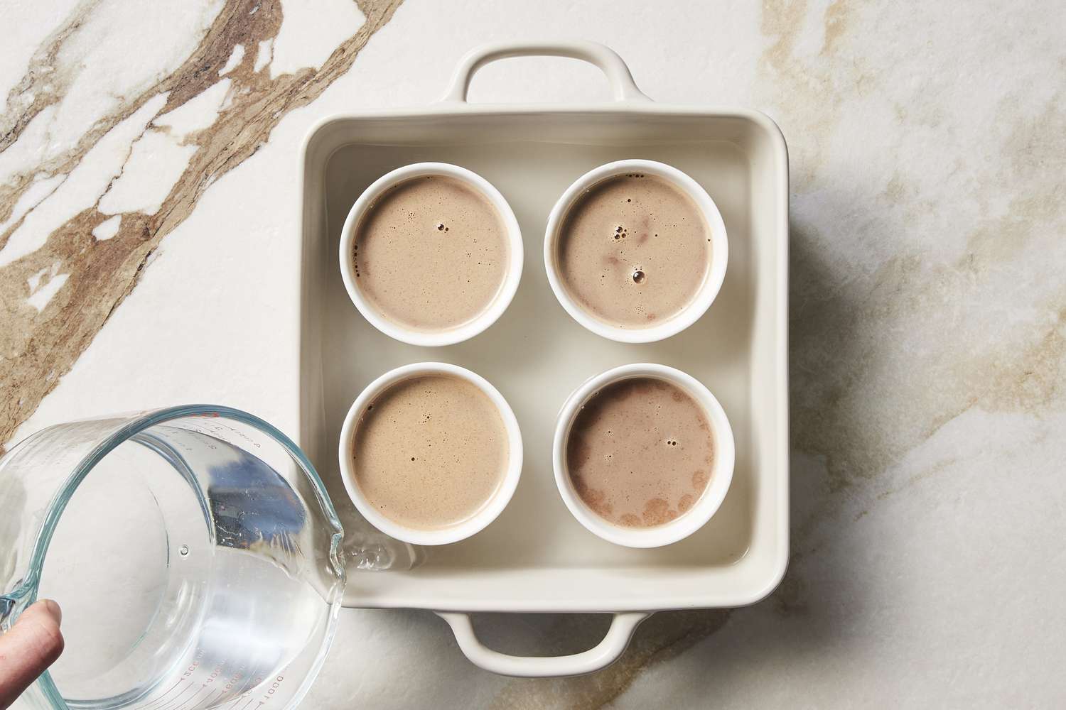 Chocolate custard cups 