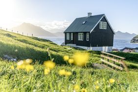 Cottage by ocean