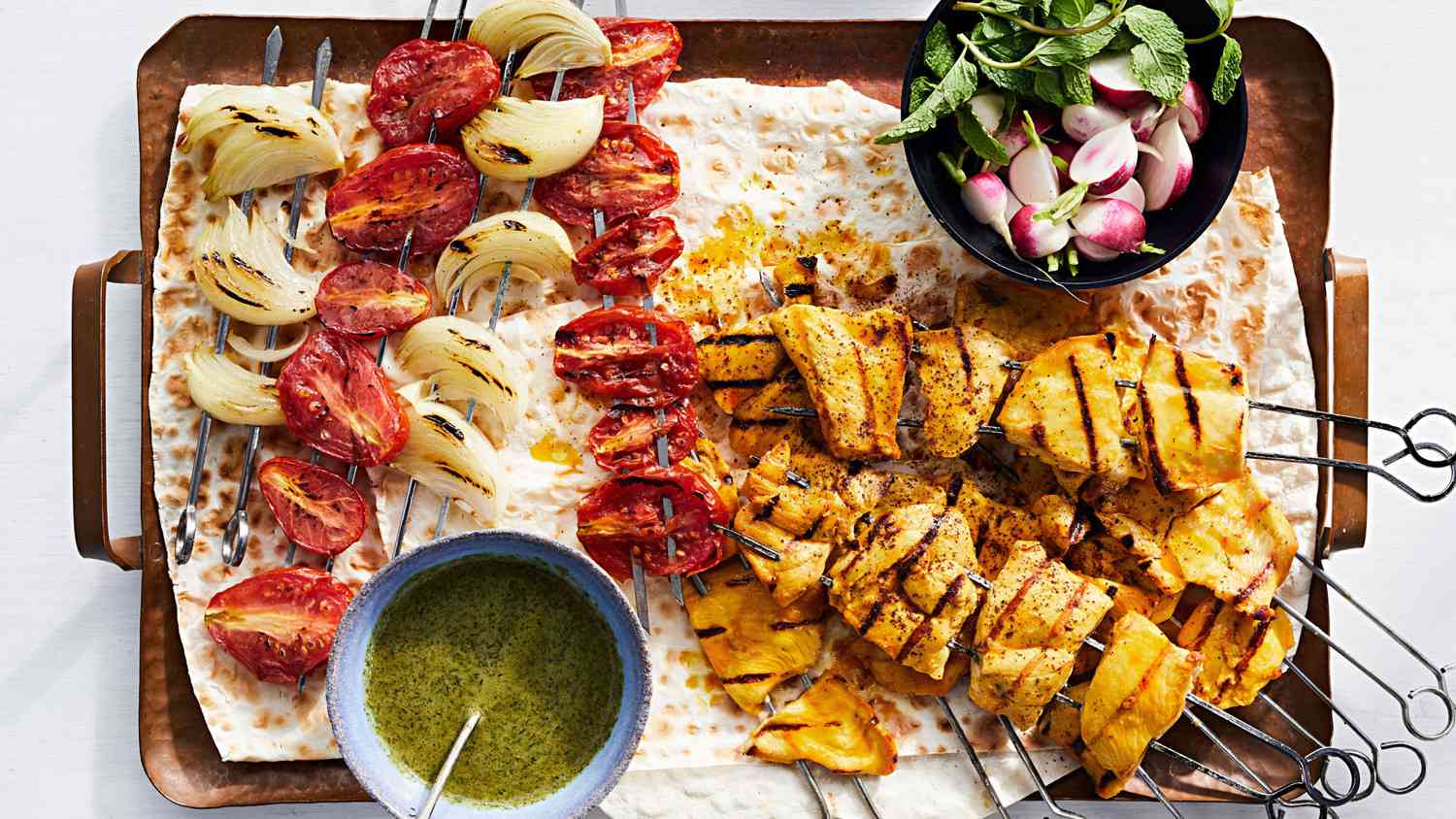 saffron chicken kebabs