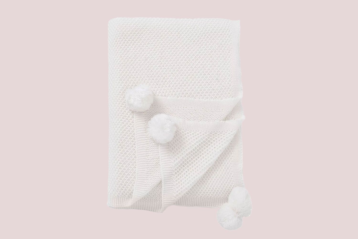 decorvow pom pom blanket