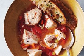 Fish Stew with Herbed Toasts